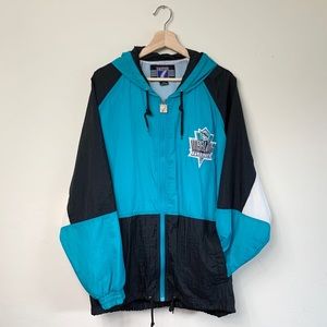 Vintage Logo 7 Florida Marlins MLB Windbreaker